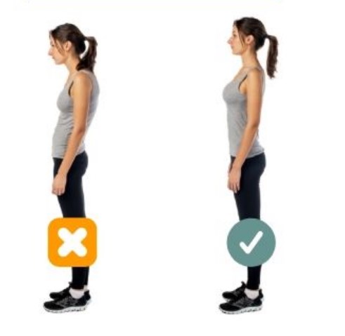 right and wrong posture comparison